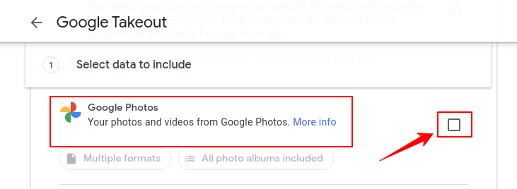 google photos download using google takeout
