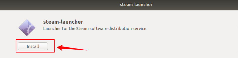 Steam install from Ubuntu Software Center