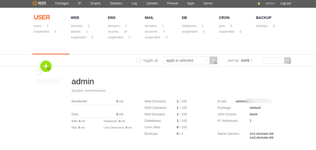 ติดตั้ง VestaCP บน Ubuntu 20.04