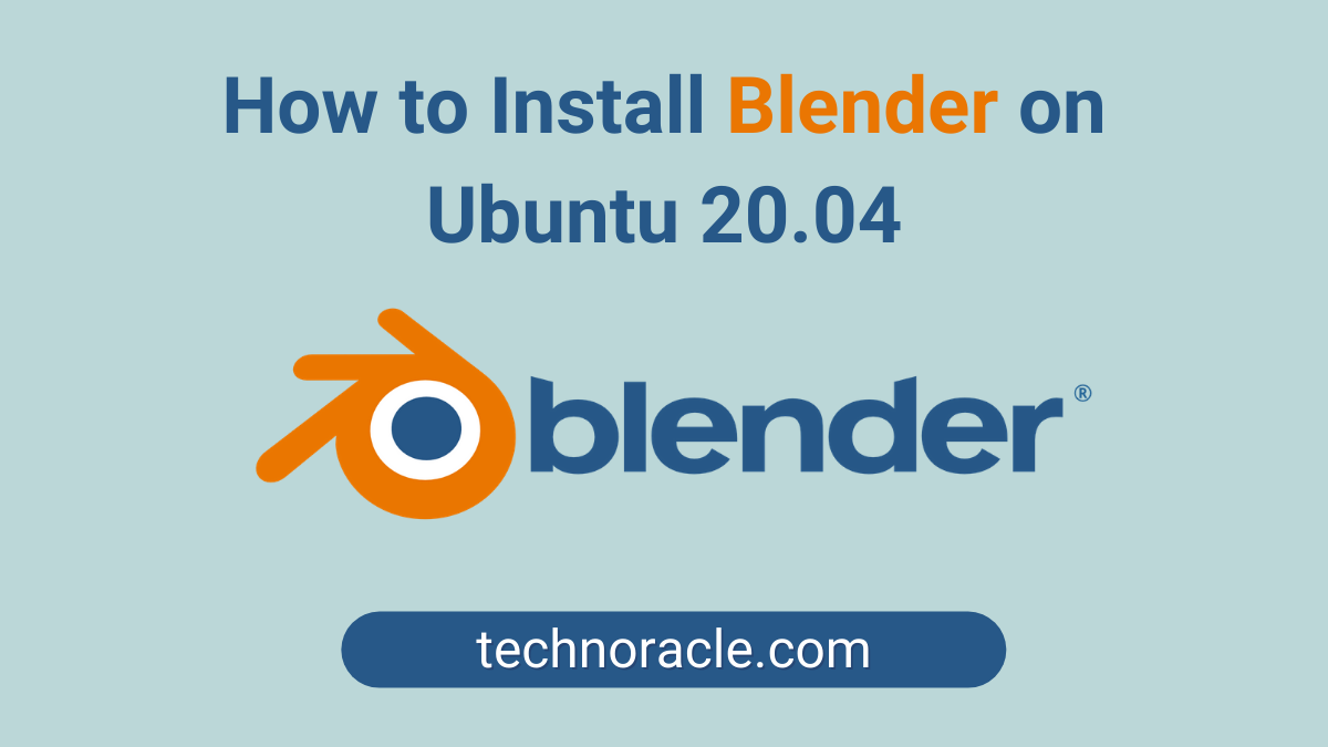 install blender ubuntu