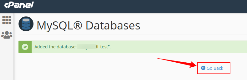 MySQL database create