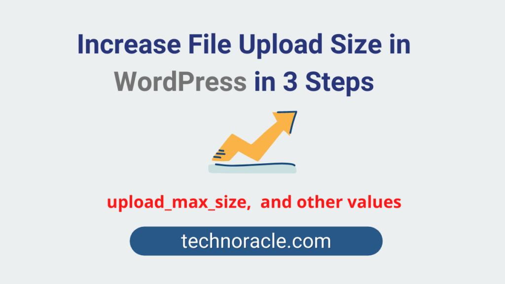 Increase File Upload Size in WordPress