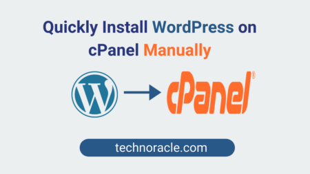 install wordpress on cpanel manually