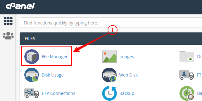 cPanel File Manager