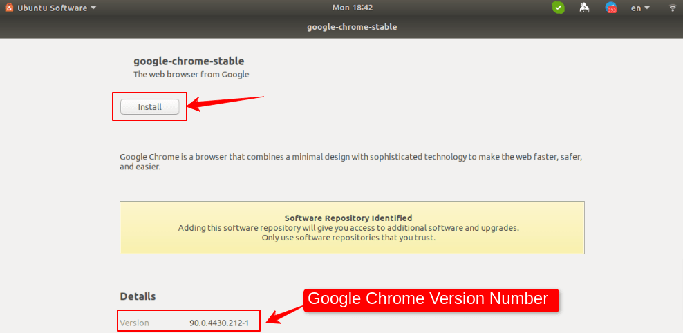 install chrome