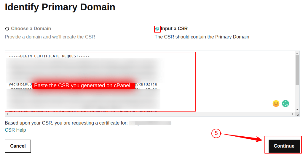 SSL generate on GoDaddy