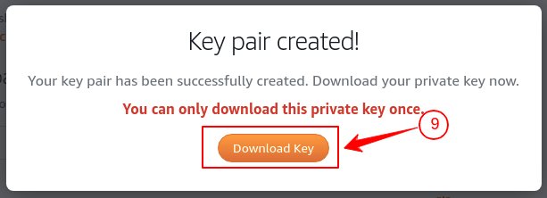 Key pair generate