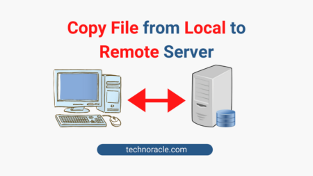 Copy File from Local to Remote Server