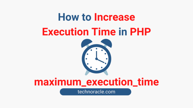 increase execution time in PHP