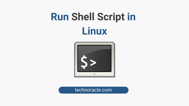 how to run shell script in linux