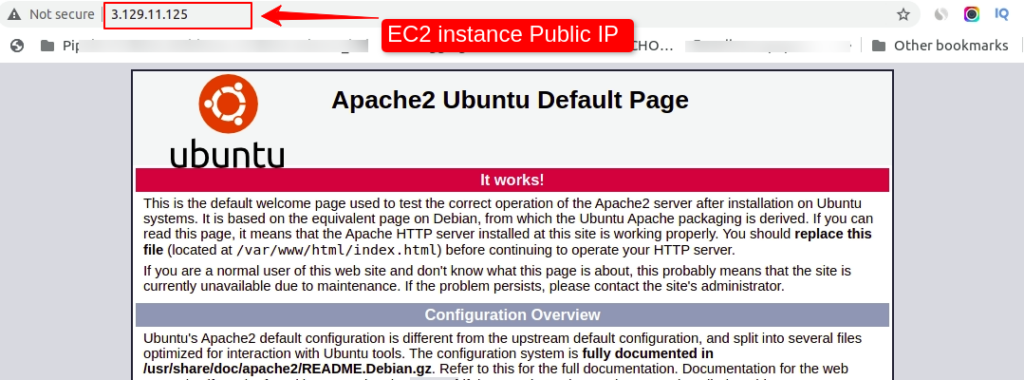 apache ubuntu page