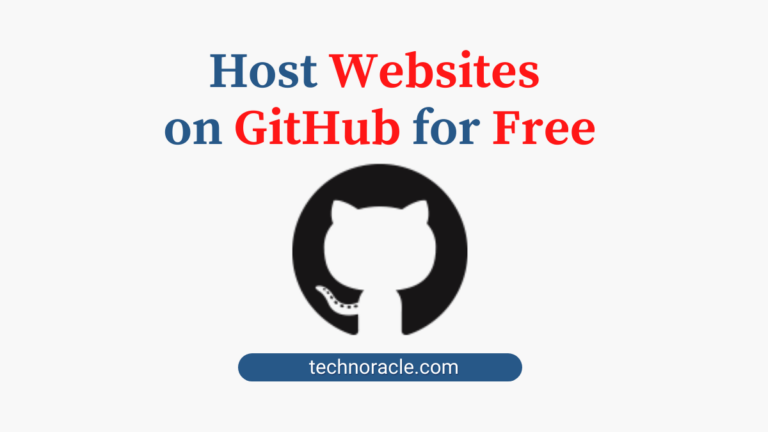 Host Websites on GitHub
