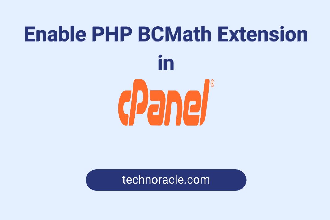 bcmath php extension cpanel